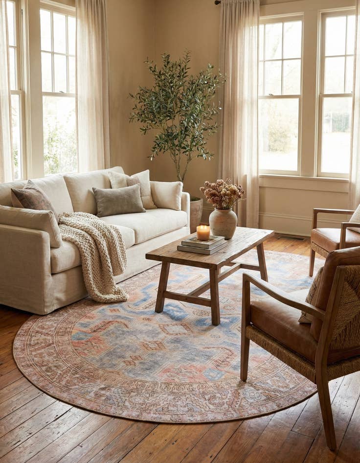 Detail image of  7' 6 x 10' 6 Timeless Oval Rug