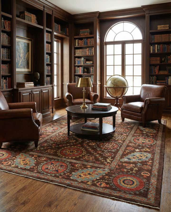 6' 9 x 8' 9 Hand Knotted Ariana Ziegler Oriental Rug