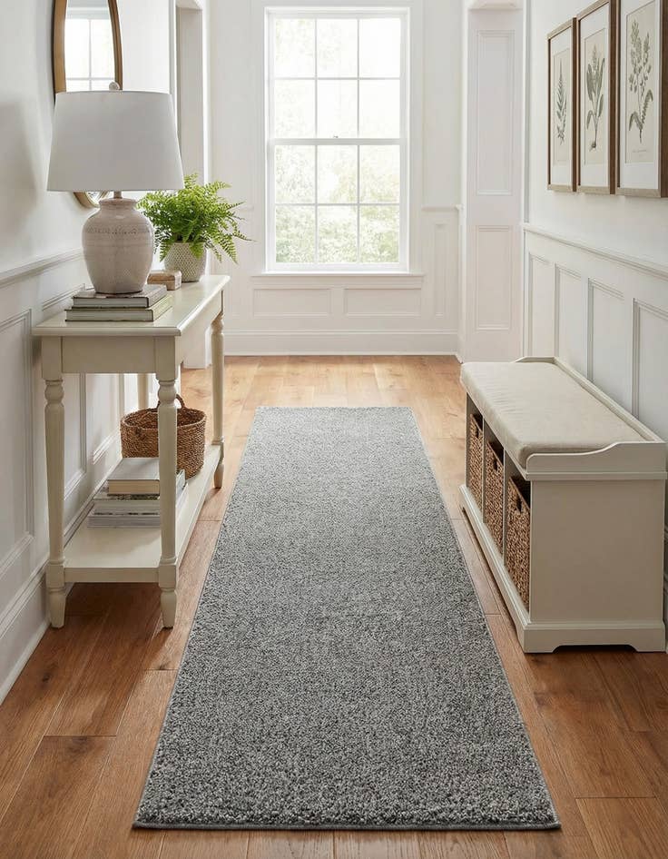 Detail image of  2' 2 x 13' Solid Frieze Runner Rug