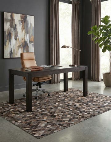 5' x 8' 1 Cowhide Rug