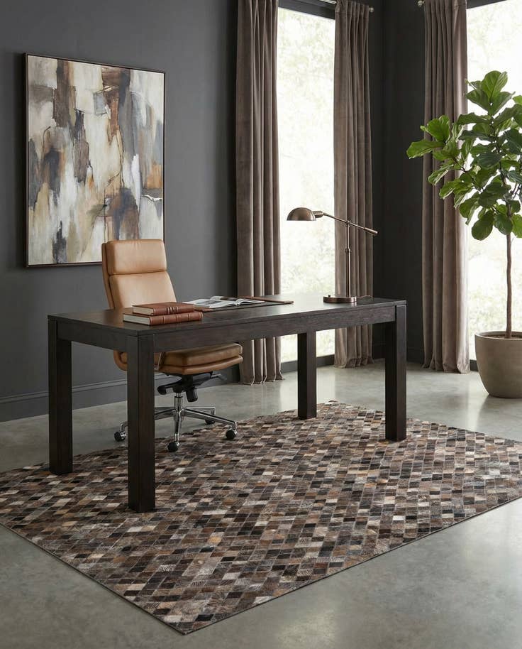 Detail image of 5' x 8' 1 Cowhide Rug