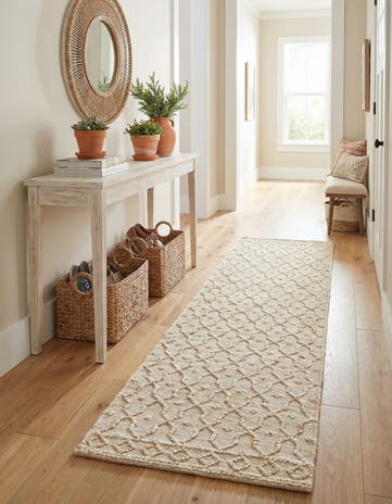 2' 7 x 12' Hand Woven Larsa Jute Runner Rug