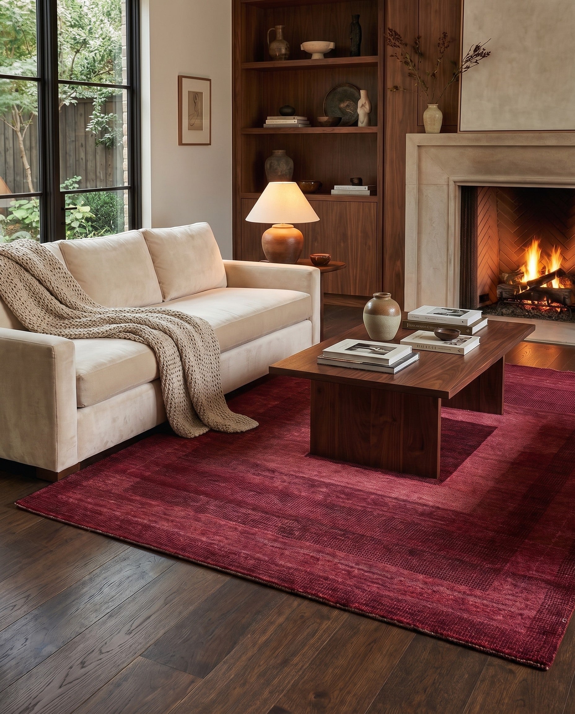 4' 11 x 6' 8 Gabbeh Rug