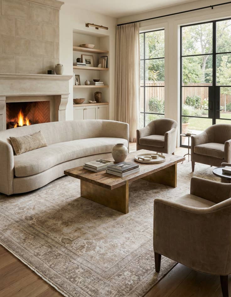 Detail image of 9' 8 x 12' 10  Hand Knotted Ultra Vintage Persian Wool Rug