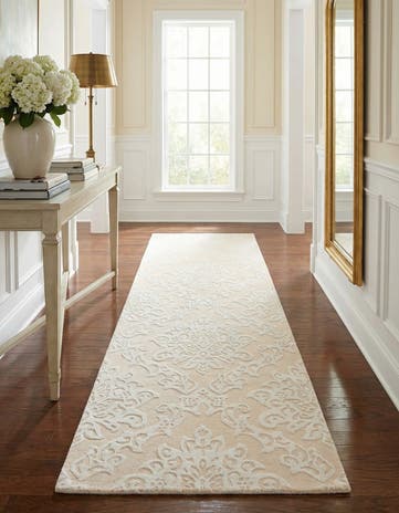 2' 9 x 9' 11 Hand Knotted Darya Wool Runner Rug