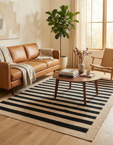 5' 7 x 7' 8 Hand Woven Kilim Modern Wool Rug