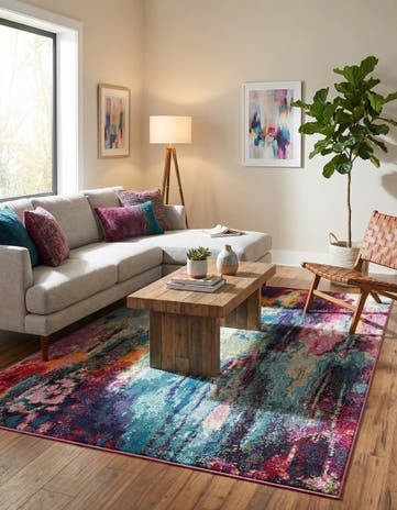 6' x 9' Washable Theia Rug