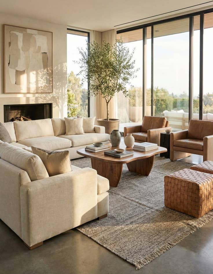 Detail image of 8' 7 x 9' 6  Hand Woven Kilim Modern Wool Rug