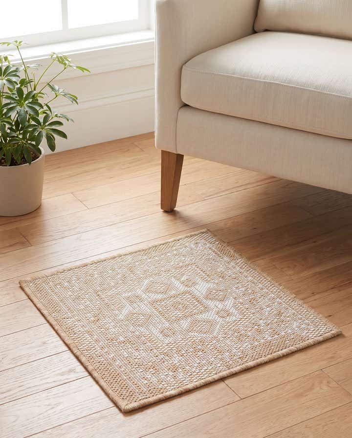 1' 4 x 1' 4 Easy-Clean Aztec Indoor / Outdoor Sample Rug