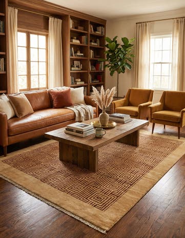 4' 7 x 6' 8 Juma Wool Rug