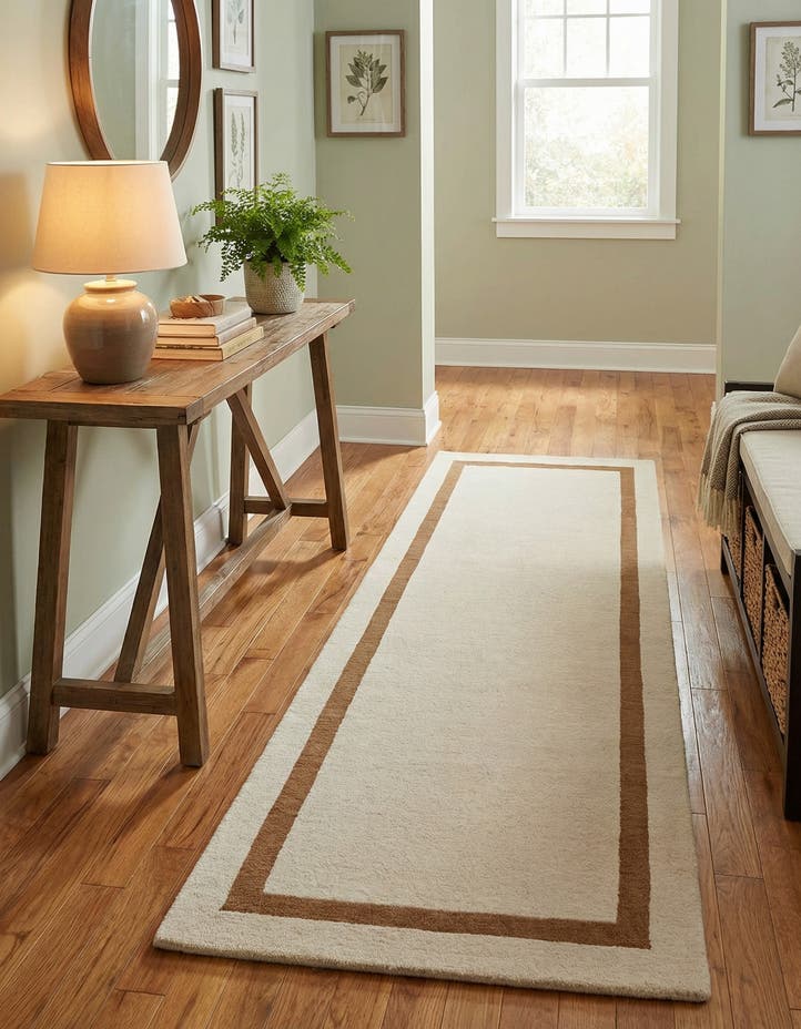 3' 3 x 10' Jill Zarin Border Wool ...