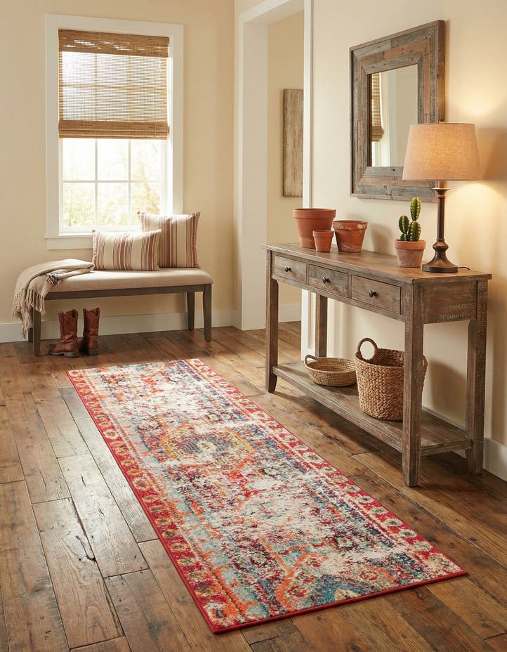 2' 2 x 6' 9 Washable Mesa Runner Rug