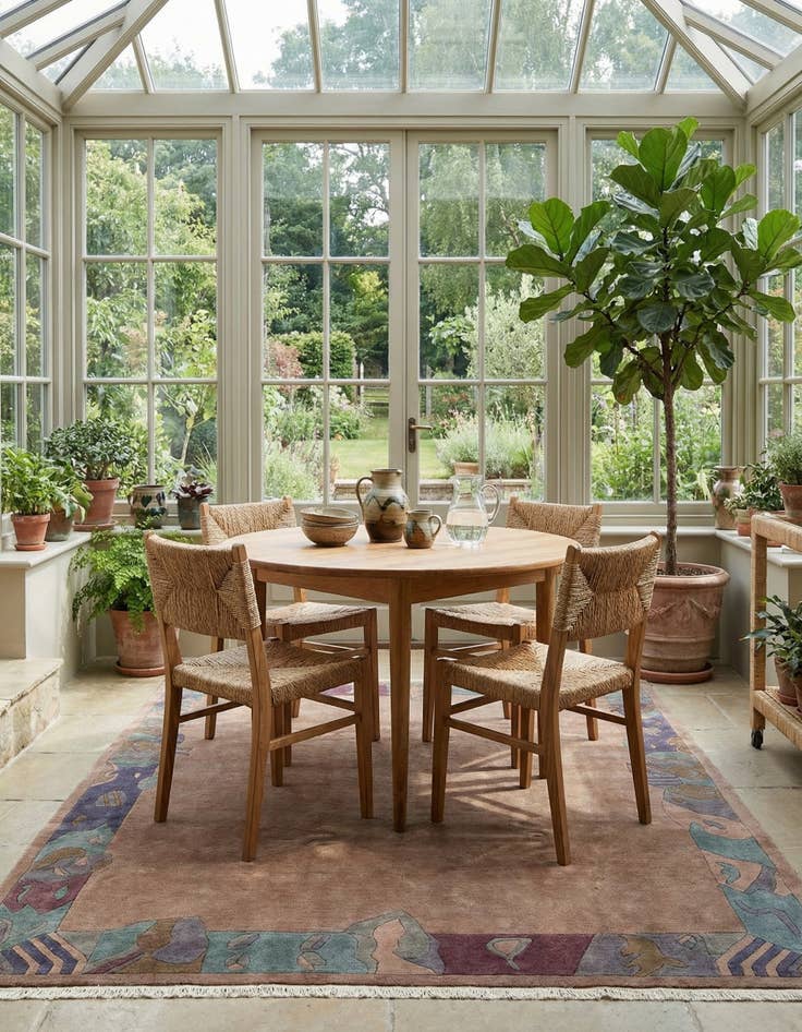 Detail image of  8' 2 x 10' 11  Hand Knotted Tibet Wool Rug