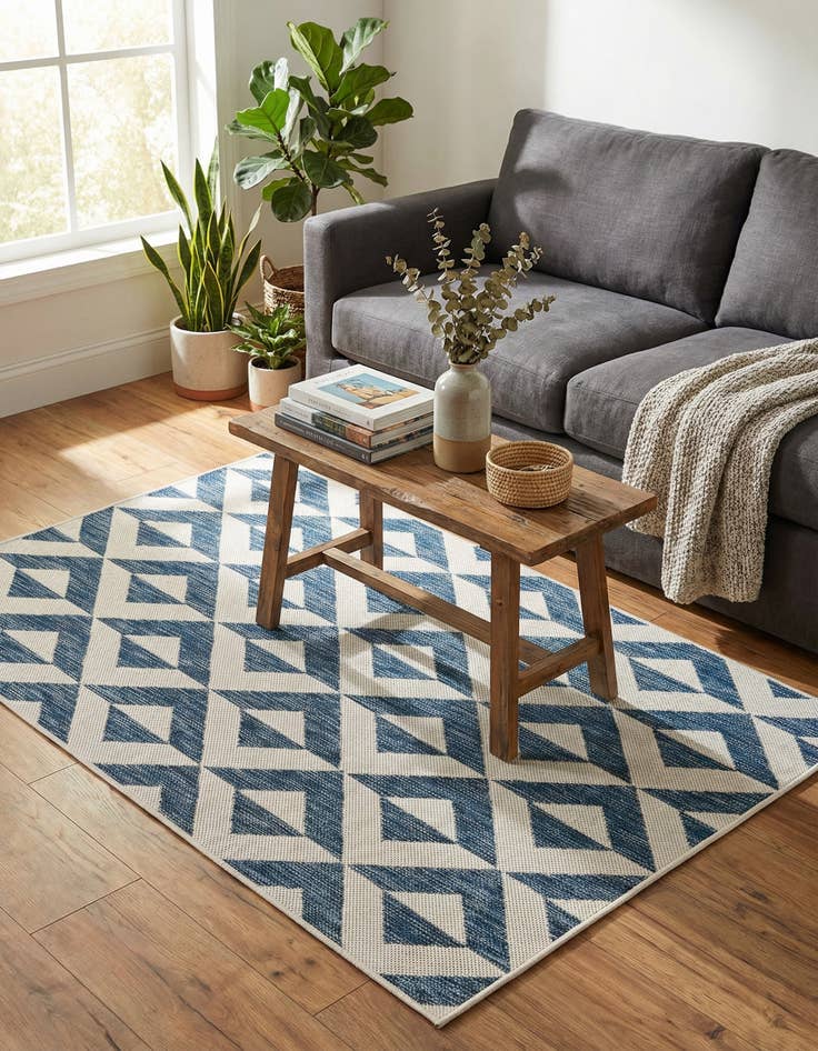 Detail image of 3' x 5' 3  Washable Jill Zarin Napa Indoor / Outdoor Rug