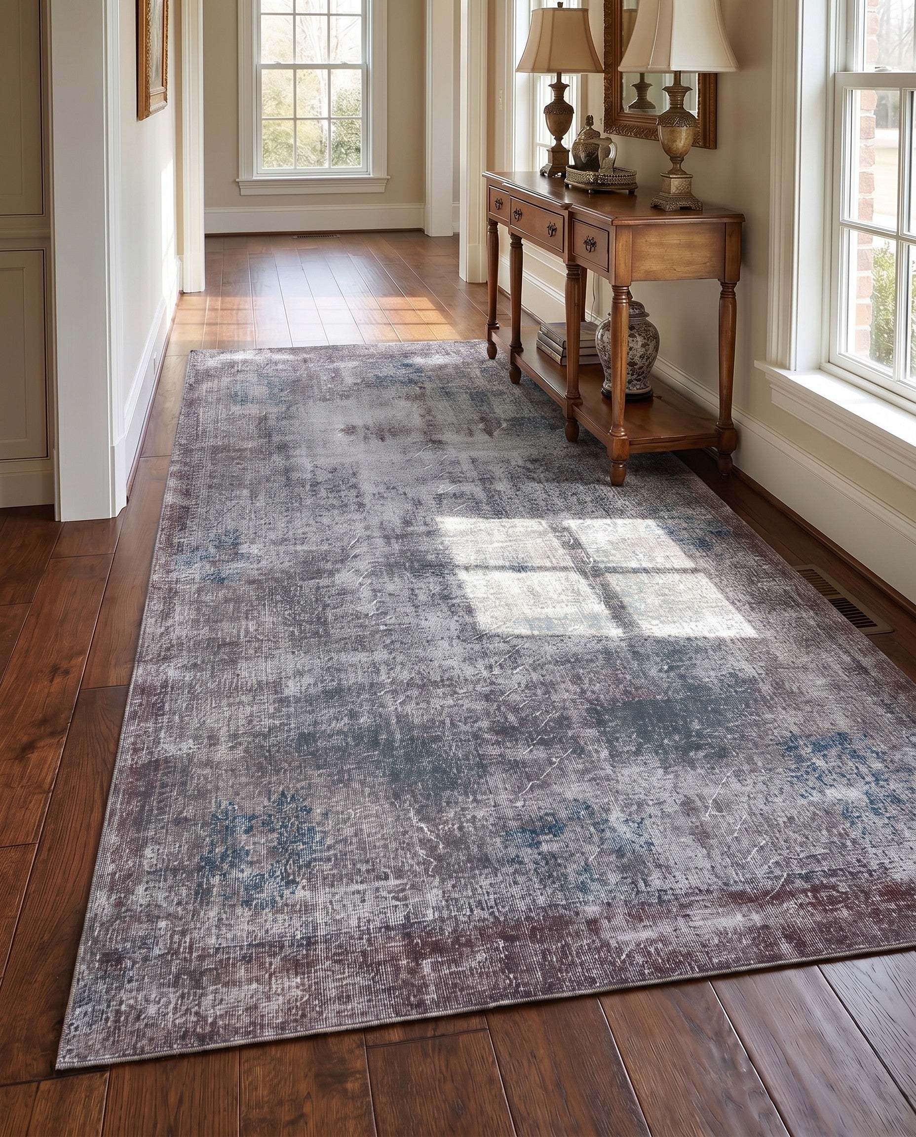 6' 7 x 10' Ultra Vintage Wool Runner Rug