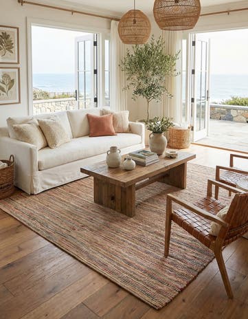 Hand Woven Chunky Jute Rug