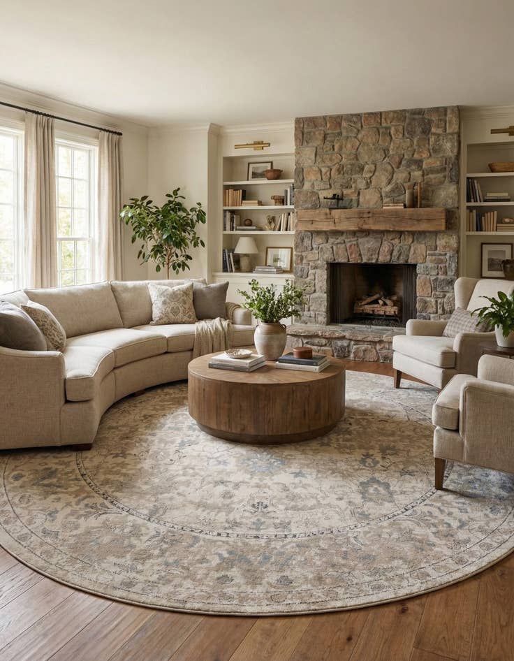 Detail image of 13' x 13' Oregon Round Rug