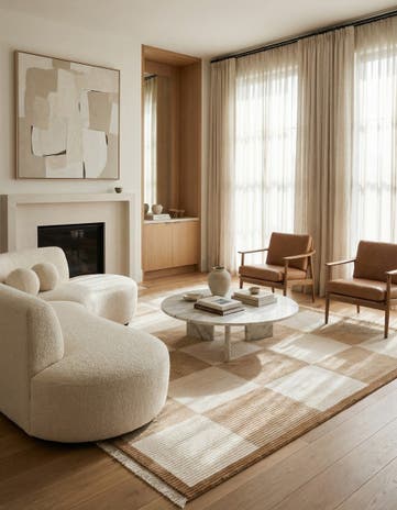 8' 3 x 11' 6 Hand Knotted Darya Wool Rug