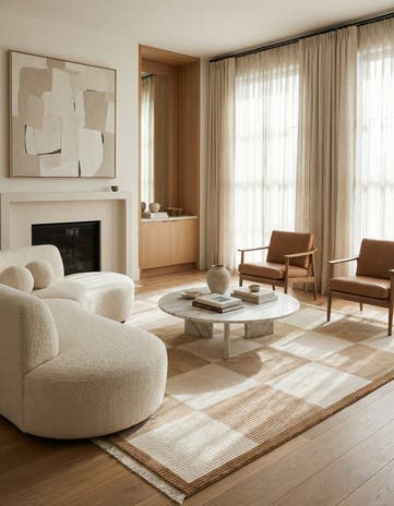8' 3 x 11' 6 Hand Knotted Darya Wool Rug
