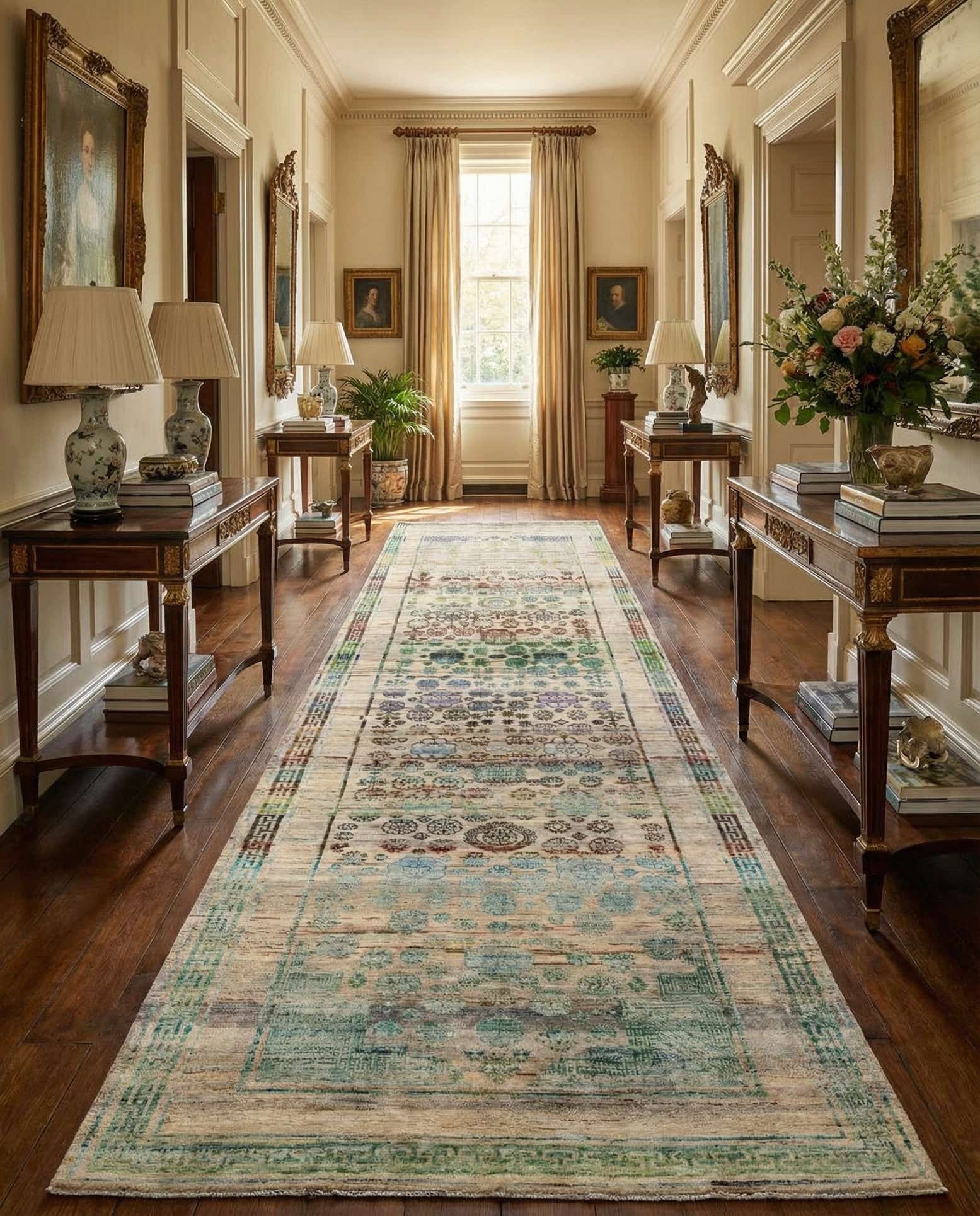 4' x 11' 10 Hand Knotted Ultra Vintage Persian Runner Rug