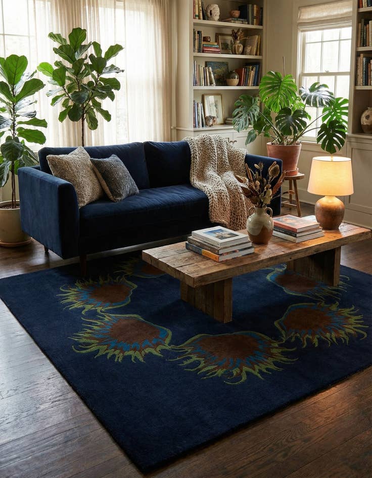 Detail image of 7' 5 x 7' 6 Luna Square Rug