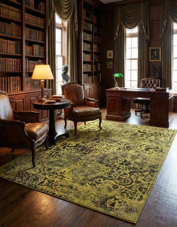 6' 6 x 10' 11 Vintage Royal Wool Rug