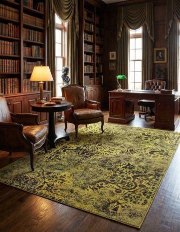 6' 6 x 10' 11 Vintage Royal Wool Rug
