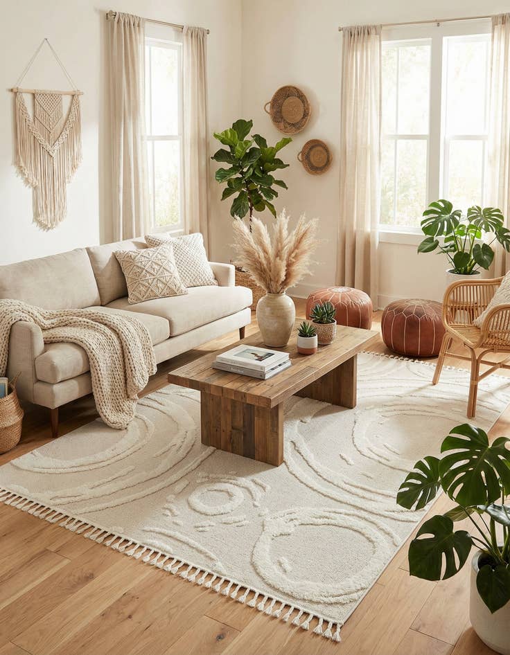 Detail image of  9' x 12' Boho Rug