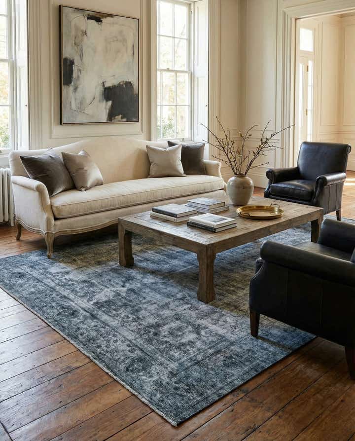 10' x 12' 8 Hand Knotted Ultra Vintage Persian Wool Rug