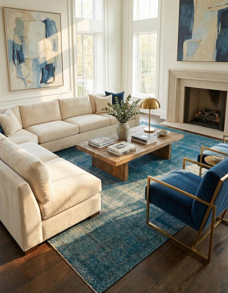 Detail image of 9' 6 x 12' 1  Hand Knotted Ultra Vintage Persian Wool Rug