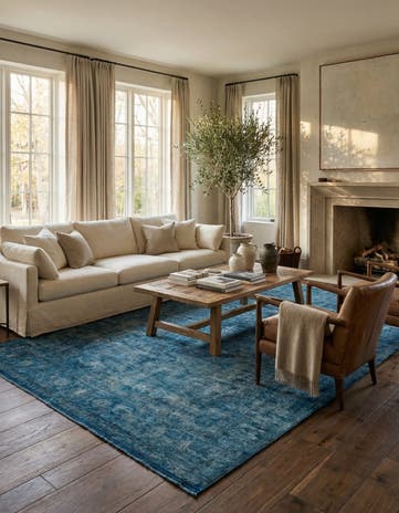 9' 2 x 12' 10 Hand Knotted Ultra Vintage Persian Wool Rug