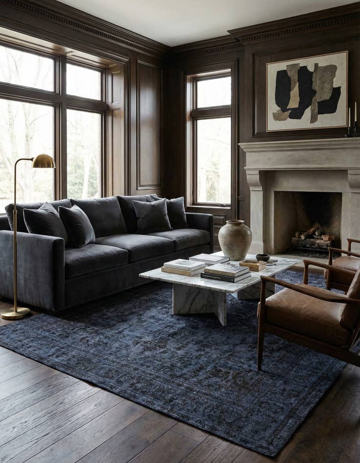 Detail image of 9' 4 x 12' 4  Hand Knotted Ultra Vintage Persian Wool Rug