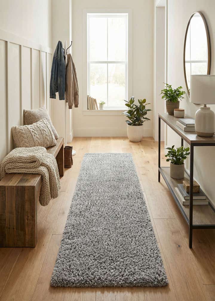 2' 6 x 10' Zermatt Shag Runner Rug