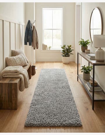 2' 6 x 10' Zermatt Shag Runner Rug