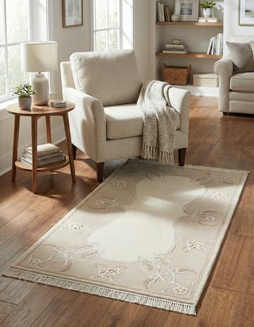 2' 7 x 4' 9 Hand Knotted Darya Rug