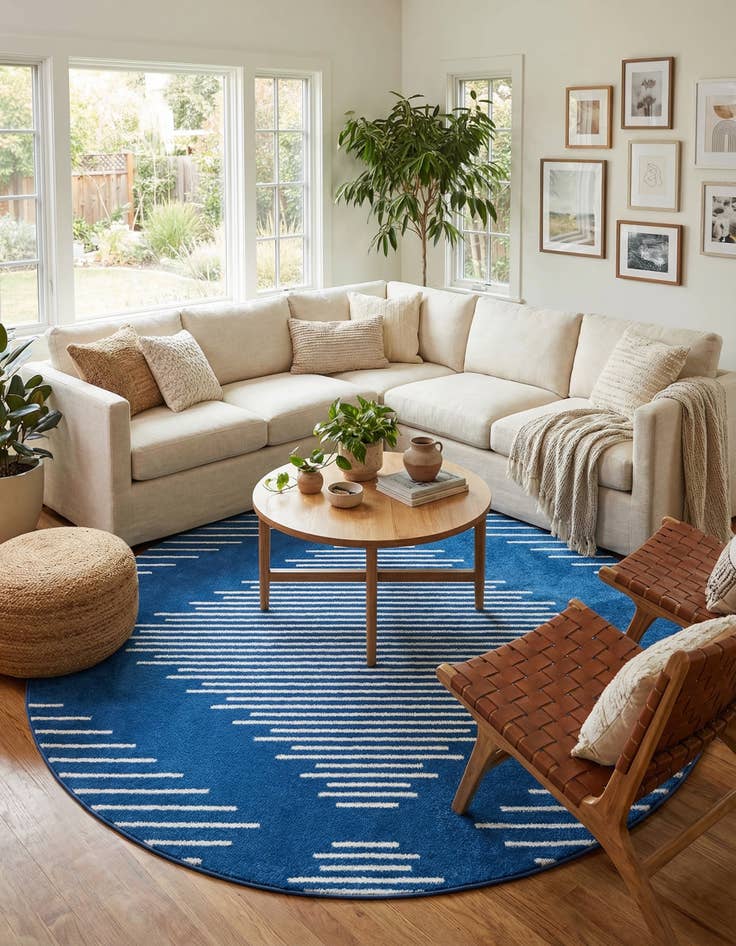 Detail image of  7' 10 x 7' 10 Kai Round Rug