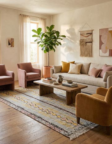 7' 10 x 10' 5 Hand Knotted Darya Wool Rug