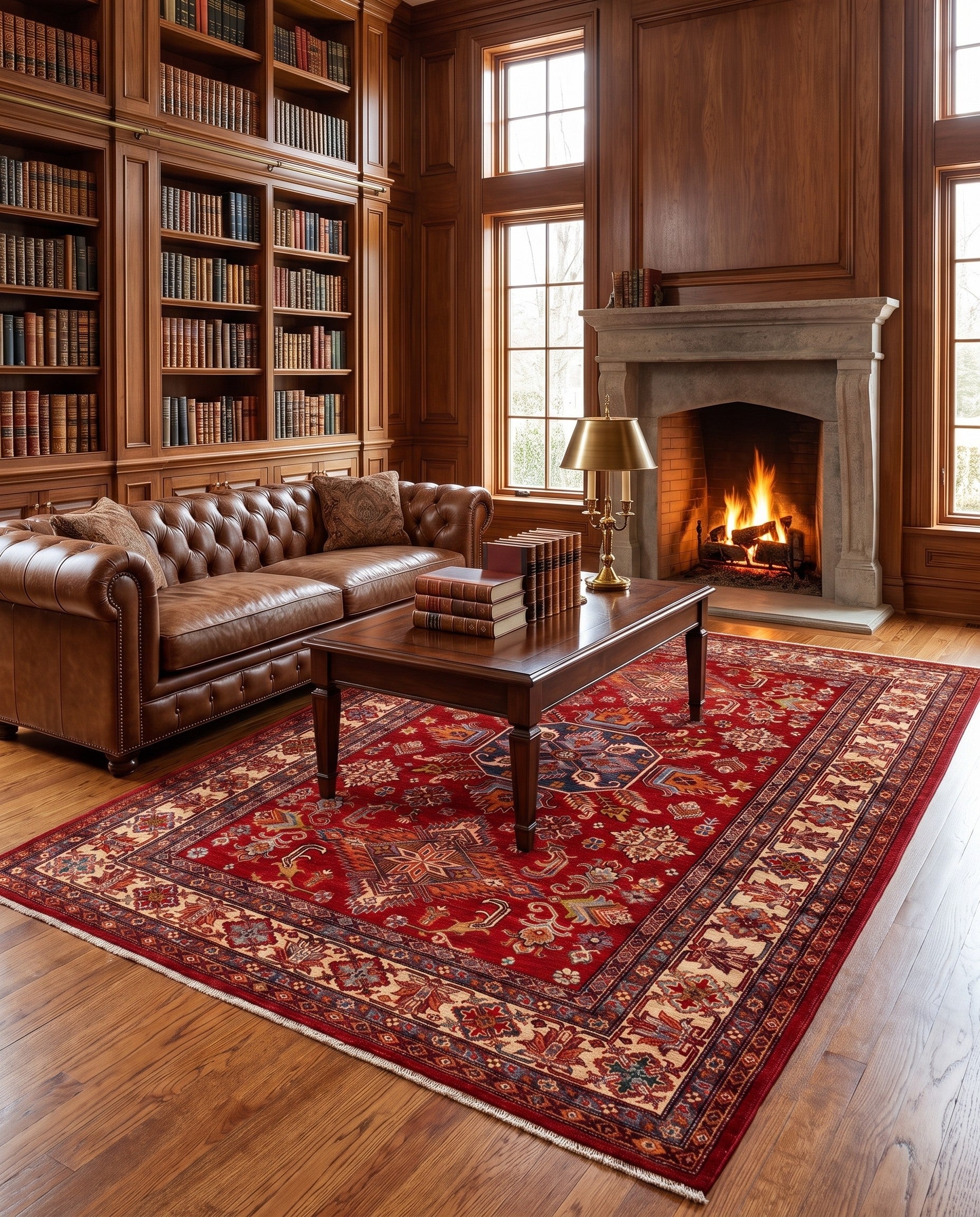 5' x 6' 8 Hand Knotted Kazak Rug