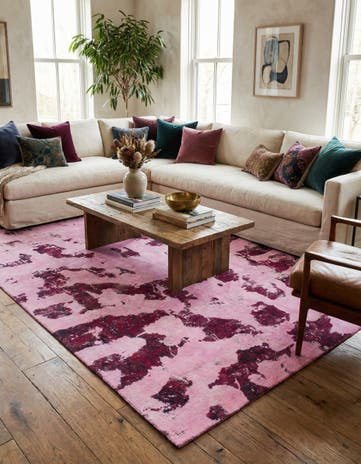 7' 9 x 10' Hand Knotted Ultra Vintage Persian Wool Rug