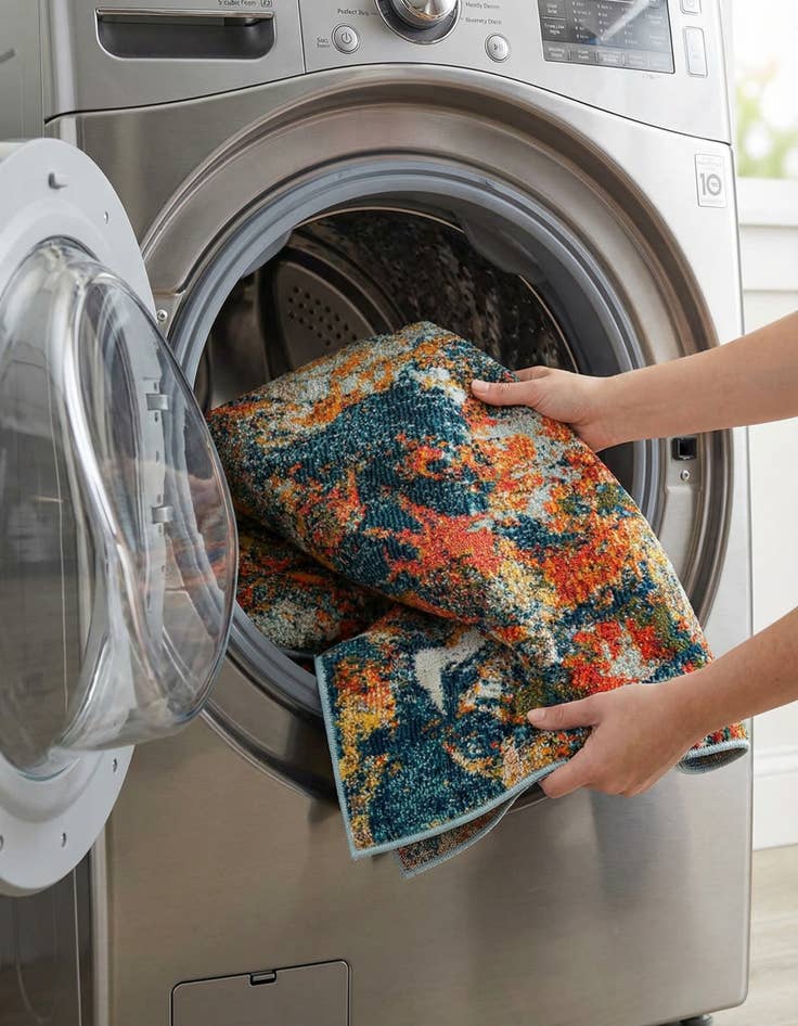 Detail image of  2' 2 x 3'  Washable Vivid Rug