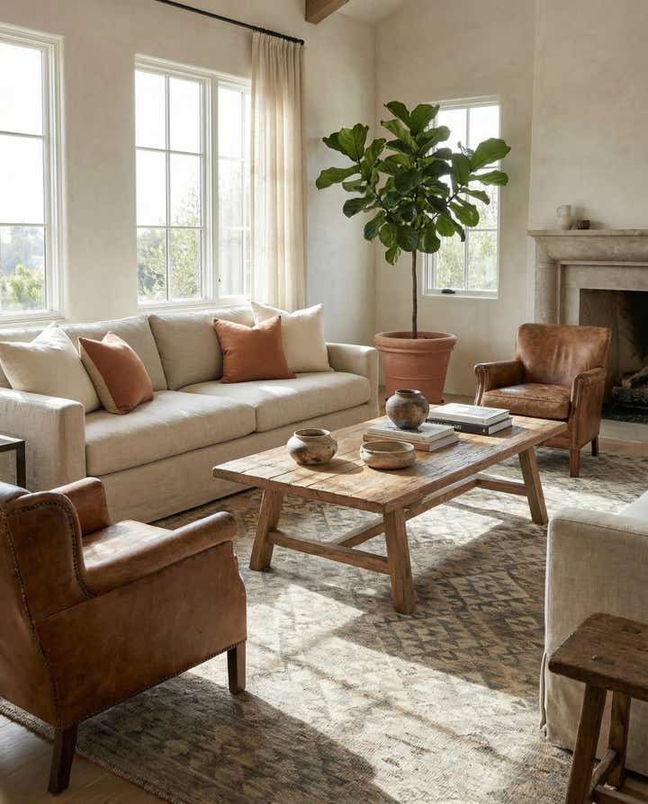 6' 5 x 9' 9 Hand Woven Kilim Maymana Wool Rug