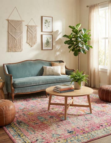 7' 10 x 7' 10 Washable Alta Square Rug
