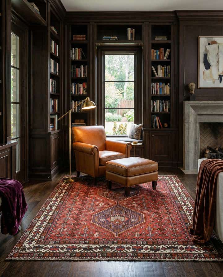 5' 3 x 6' 4 Ghashghai Wool Rug