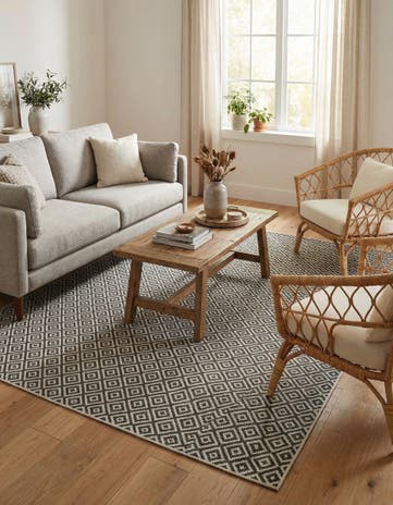 9' x 12' Easy-Clean Jill Zarin Costa Rica Indoor / Outdoor Rug