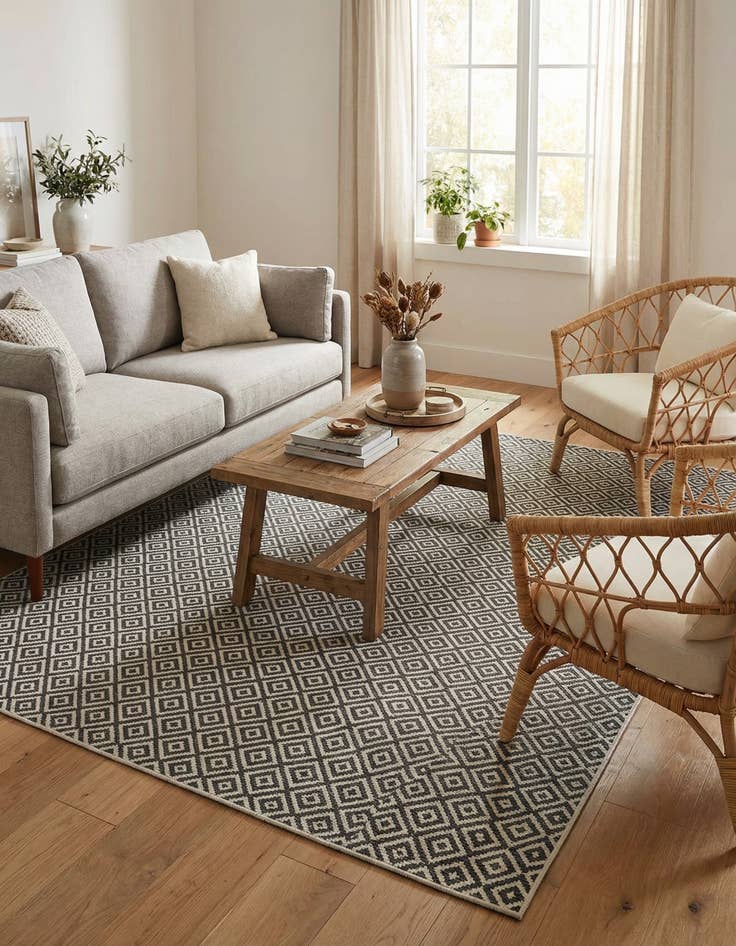 Detail image of 9' x 12' Easy-Clean Jill Zarin Costa Rica Indoor / Outdoor Rug