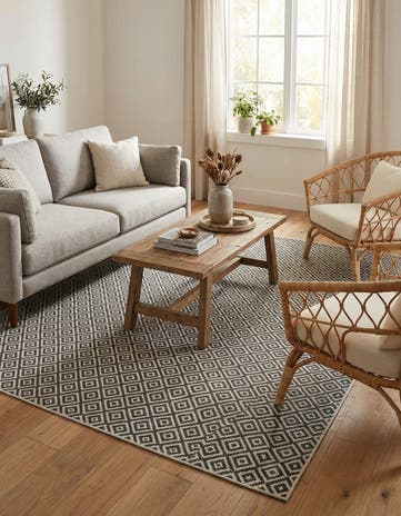 9' x 12' Easy-Clean Jill Zarin Costa Rica Indoor / Outdoor Rug