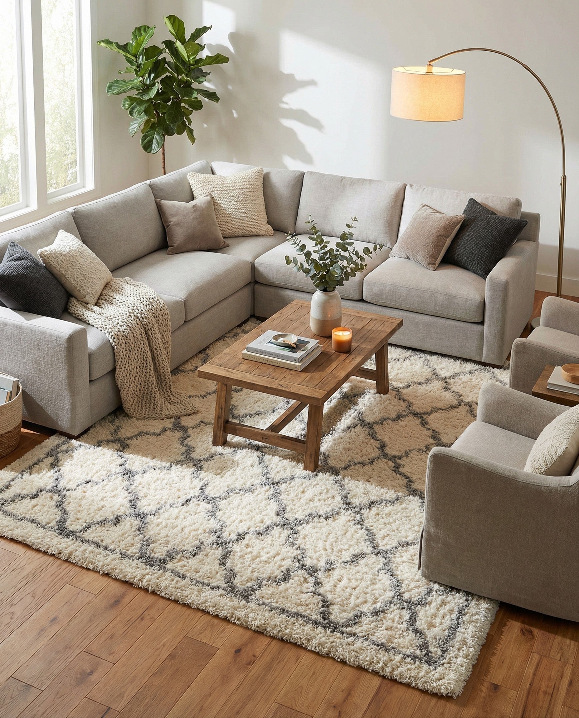  8' x 10' Infinity Shag Rug