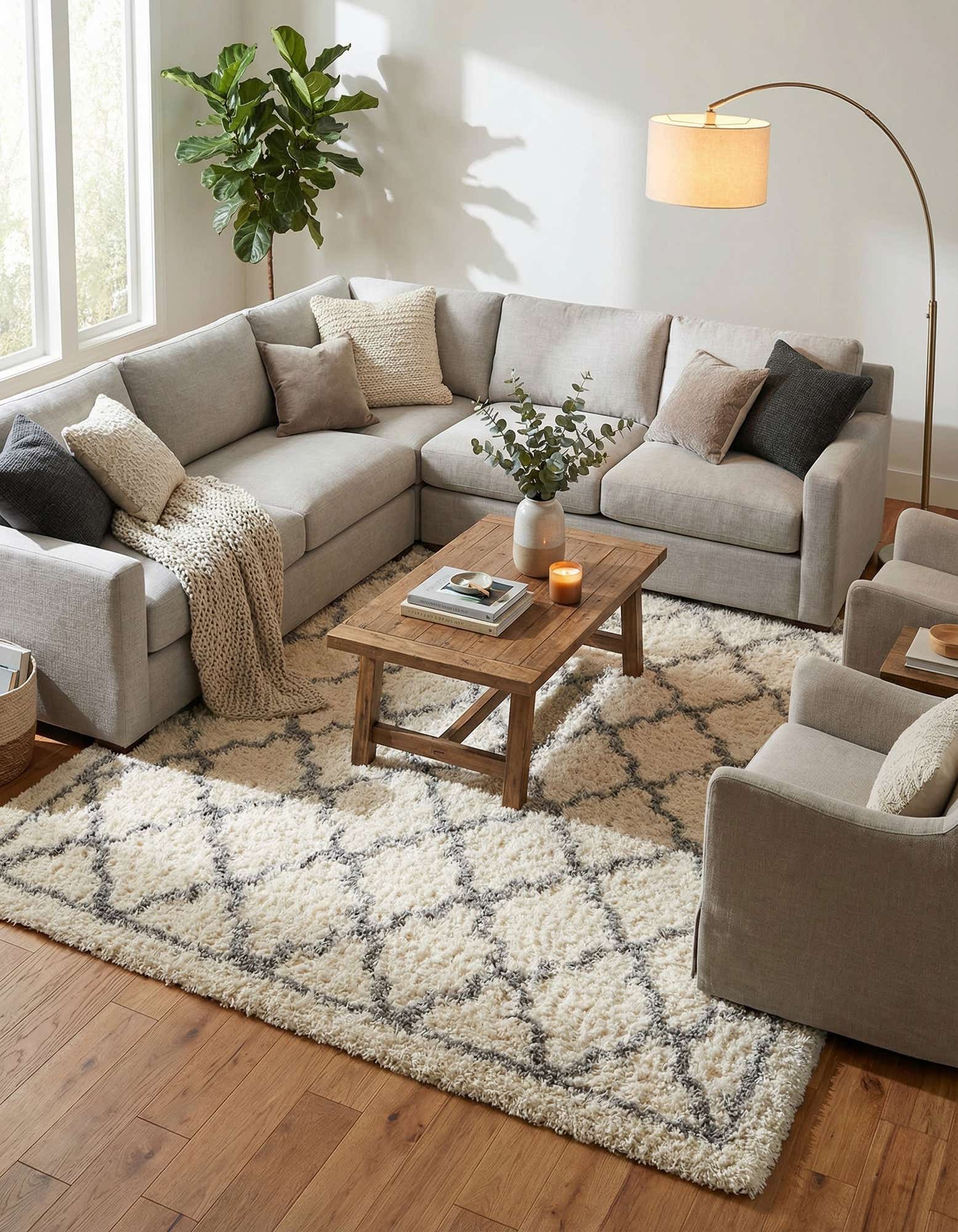 8' x 10' Infinity Shag Rug