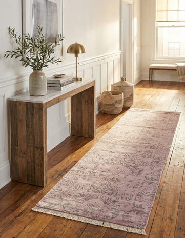 2' 6 x 9' 10 Hand Knotted Darya Wool Runner Rug
