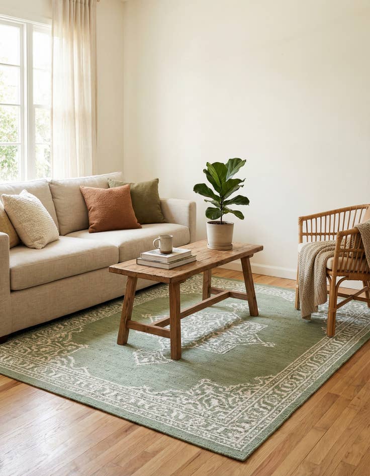 Detail image of 4' 5 x 6' Sabrina Soto Casa Toluca Rug